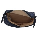 Módní dámská prošívaná crossbody/ledvinka Jaime, tmavě modrá