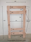HP-Nábytek Patrová postel Elin - SMRK ROZMĚR: 90 x 200 cm