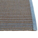 HAY Rohožka Tapis Chestnut and Blue 60 × 95 cm, hnědá barva, textil