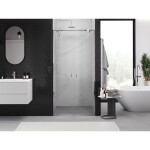 MEXEN - Exo sprchové dveře křídlové 90, transparent, chrom 8182-090-000-01-00