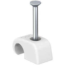 OBO Bettermann 2228422 Spona na hřebíky 100 ks čistě bílá