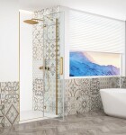 GELCO - TRINITY GOLD dveře do niky pravé, 1000 čiré sklo, GT1210CR-G GT1210CR-G