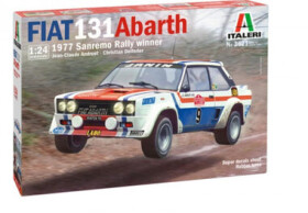 ITALERI Model Kit auto 3621 Fiat 131 Abarth 1977 San Remo Rally Winter 1:24