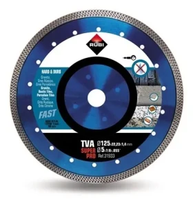 RUBI TVA 125 Super Pro Turbo Dry / Diamantový řezný kotouč / 125 mm / suché řezání (31933)