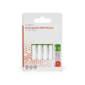 Nedis Dobíjecí Ni-MH baterie AA 4 ks / 1.2 V DC / 2000 mAh (BANM20HR64B)