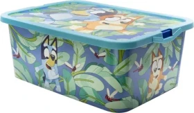 STOR Úložný box 13l Bluey / Úložný box / 38,7 x 28,7 x 15 cm / S odnímatelným víkem (03665)