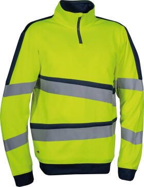 Reflexní pracovní mikina Cofra LIXUS Barva: Reflexní žlutá, Velikost: 2XL (V659-0-03_Z_6)