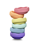 Balanční kameny Stapelstein Rainbow Pastel, 6 ks