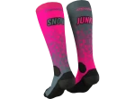 Dynafit Free Touring lyžařské ponožky Flamingo/Gradient vel. 39-42