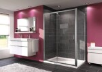 HUPPE - Sprchové dveře 100x80 cm Hüppe Next SIKONEXTD2100STE80 SIKONEXTD2100STE80