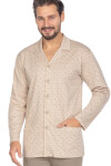 Pyžamo Regina 463 dlouhé/r 2XL-3XL L24 pánské rozepínací tmavě modrá 3xl