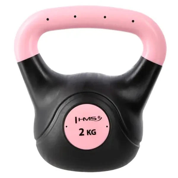 HMS KPC02 Kompozitový kettlebell Vin-Bell 2 kg růžový (5907695539646)
