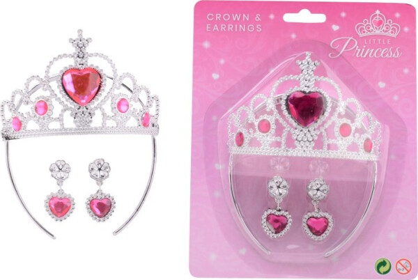Sada pro princezny korunka + náušnice. - Johntoy