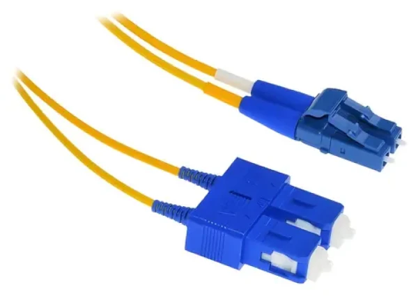 XtendLan FO patch LC-SC 1m / Optický patch kabel / 9/125 duplex / G.657.A1 ultraflexibilní / LS0H / 2 mm (FOP-LCSC-D-1-9-A1)