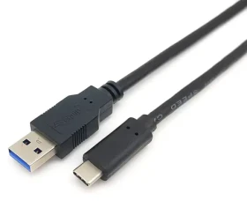 Equip USB-A - USB-C černá / Kabel / USB 3.2 Gen 1 / 5 Gbit/s / 3 A / 2 m (128344)