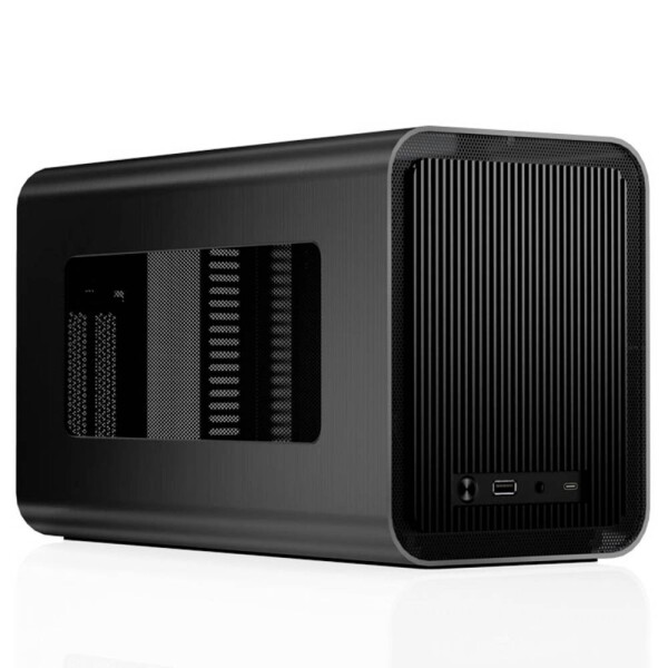 Jonsbo V11 černá / Mini-ITX / 1x USB-A 3.0 / 1x USB-C 3.0 / bez zdroje / Riser kabel PCI-E 4.0 (V11 BLACK)