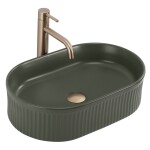 REA - Umyvadlo na desku Vanda Olive Matt 49x31 REA-U3611