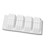 Cesil Cesil Silikonová forma na pečení/na mražené dezerty Bubliny/kostky (na 6 ks) 6 cm