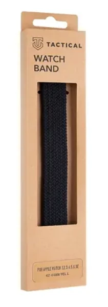 Tactical 769 Pletený Převlékací Řemínek pro Watch 42 44mm vel. L černá (8596311138508)