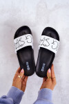 Women's Rubber Slippers Big Star JJ274A275 Black and White