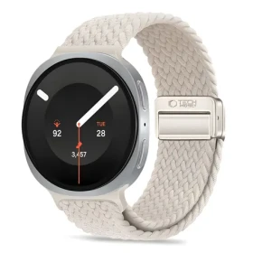 Tech-Protect Nylonmag béžová / Řemínek pro Samsung Galaxy Watch / 40/44/46 mm / Nylon, magnetické zapínání