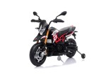 Mamido Dětská elektrická motorka Aprilia černo-červená