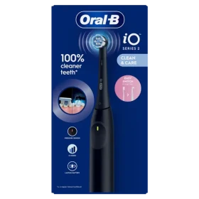 Oral-B iO2 Night Black / Elektrický zubní kartáček / magnetická iO technologie / 3 režimy čištění / senzor tlaku (iO2 Night Black)