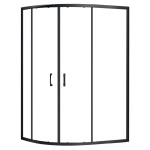 REA - Sprchová zástěna LOOK černá 80x100 L/P REA-K7900