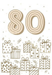 Přání k narozeninám - Zlatá ražba 80 let - Albi