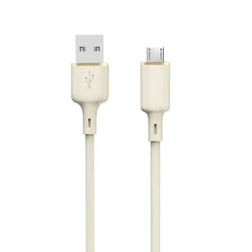 Dudao Datový kabel L7SM / USB-A / micro USB 5A / 1m / béžová (156304)