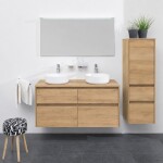Mereo Opto, koupelnová skříňka 120 cm, dub Riviera CN923SN