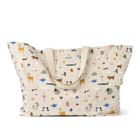 LIEWOOD Taška z organické bavlny Around the World, multi barva, textil