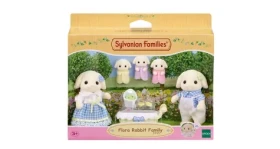 Sylvanian family Rodina Flora králici s trojčaty