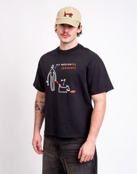 Tričko Dog Owners Club My personal servant Faded Black