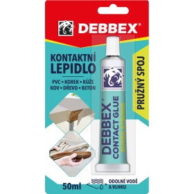 Kontaktní lepidlo SUPER STRONG, chloroprenové, 50ml, DEBBEX