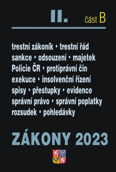 Zákony II B 2023 Trestní právo