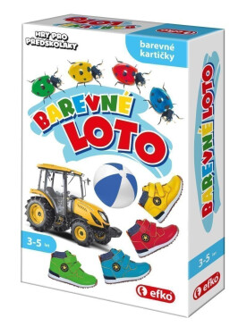 Hry pro předškoláky Barevné loto