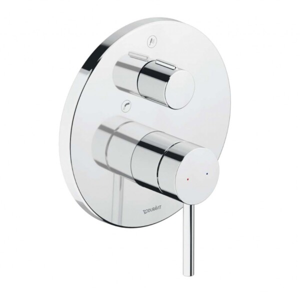 DURAVIT - Circle Baterie pod omítku, pro 2 spotřebiče, chrom CE5210012010