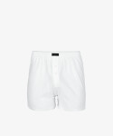 Pánské klasické boxerky s knoflíčky ATLANTIC - bílé XL