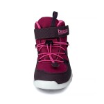 Dětské zimní barefootové boty s membránou BUGGA CHRIS Burgundy B00190-16 - 33
