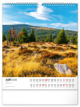 Nástěnný kalendář 2026 NOTIQUE - Krkonoše, 30 x 34 cm
