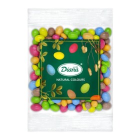 Arašídy v čokoládové krustě s přírodními barvivy Diana (100 g)