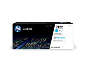 HP 212X High Yield Cyan Original LaserJet Toner Cartridge (10,000 pages) EDF_556710