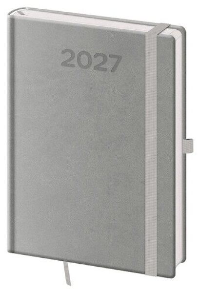 Diář 2027 denní A5 Print Pop - šedá