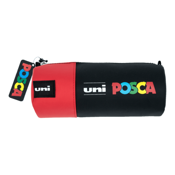 Uni POSCA penál červeno-černý