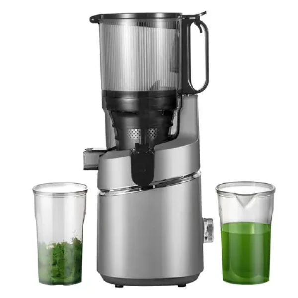 AMZCHEF SJ-036-GA šedá / Pomalý odšťavňovač / 250 W / 1,8 l / 3 filtry (SJ-036-GA)