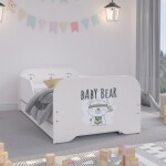 DumDekorace Okouzlující dětská postel 140 x 70 cm baby bear