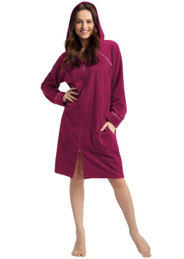 Dámský župan Luna 389 Velour 3XL Z24 kaštanové 3xl