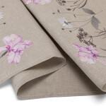 Běhoun s výšivkou FIALOVÝ KOSATEC 40 x 110 cm