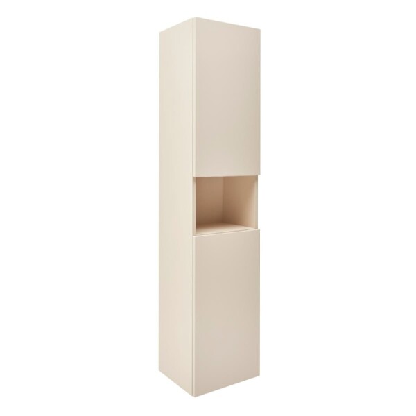 Koupelnová skříňka vysoká SAT Feel 36x165x32 cm béžová mat SATFEELV36BE SATFEELV36BE